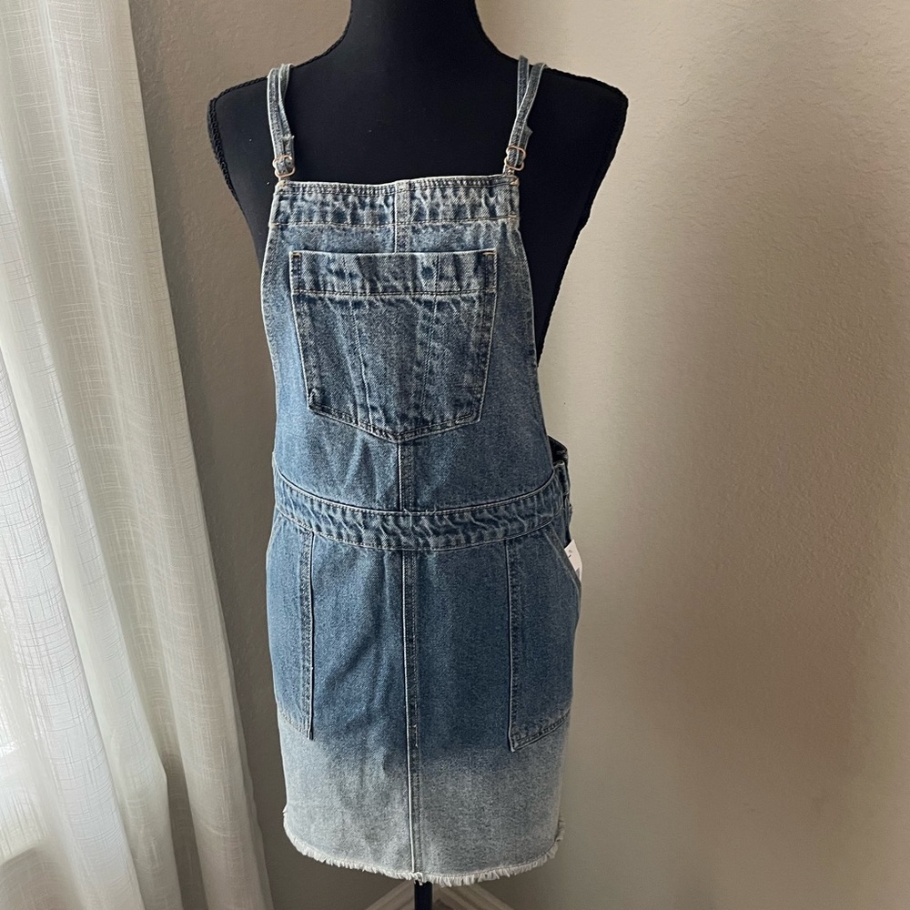 Jessica Simpson Denim Shirtall Jumper Dress